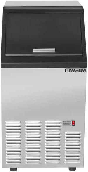 Maxx Cold - 120 lb Stainless Steel Full-Dice Self-Contained Ice Machine - MIM120