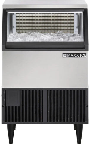 Maxx Cold - 265 lb Stainless Steel Half-Dice Self-Contained Ice Machine - MIM265H