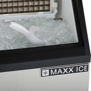 Maxx Cold - 265 lb Stainless Steel Half-Dice Self-Contained Ice Machine - MIM265H