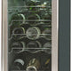 Maxx Cold - 3 cu. ft. Stainless Steel and Glass Door Compact Wine Cooler - MCWC28HC
