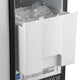 Maxx Cold - 50 lb Black Stainless Steel Self-Contained Ice Machine - MIM50