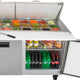 Maxx Cold - 72" Triple Door Megatop Refrigerated Prep Table - MXCR72MHC