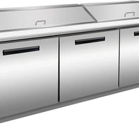 Maxx Cold - 72" Triple Door Megatop Refrigerated Prep Table - MXCR72MHC