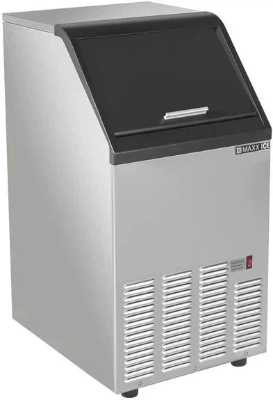 Maxx Cold - 75 lb Stainless Steel Bullet-Cube Self-Contained Ice Machine - MIM75