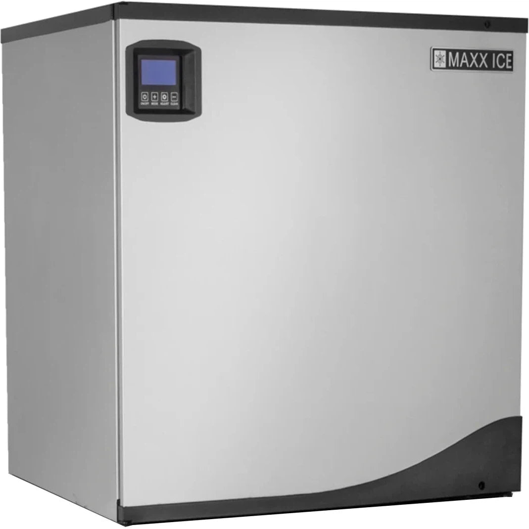 Maxx Cold - Intelligent Series 1000 lb Stainless Steel Half-Dice Modular Ice Machine - MIM1000NH