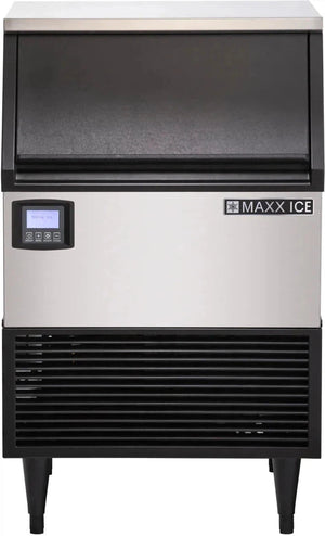 Maxx Cold - Intelligent Series 150 lb Stainless Steel Half-Dice Ice Machine - MIM150NH