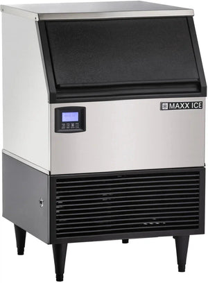 Maxx Cold - Intelligent Series 200 lb Stainless Steel Full-Dice Ice Machine - MIM200N