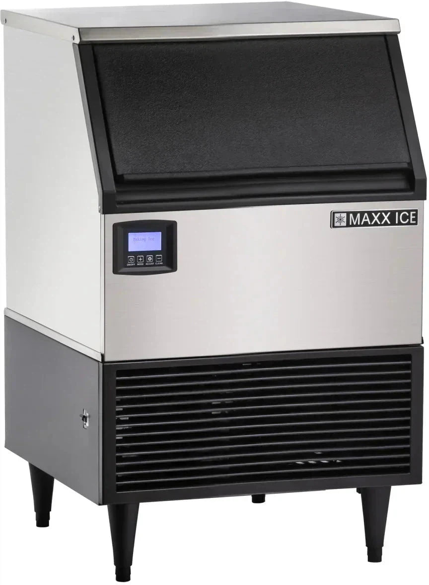Maxx Cold - Intelligent Series 260 lb Stainless Steel Full-Dice Ice Machine - MIM260N