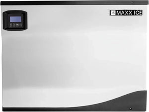 Maxx Cold - Intelligent Series 370 lb Stainless Steel Half-Dice Modular Ice Machine - MIM370NH