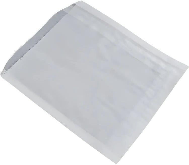 McNairn - 6" x 2" x 9" White Greaseproof Paper Jumbo Sandwich Bags, 1000/cs - 320649