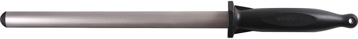 Mercer - 10" Diamond Coated Knife Sharpener with Black Handle - M15910