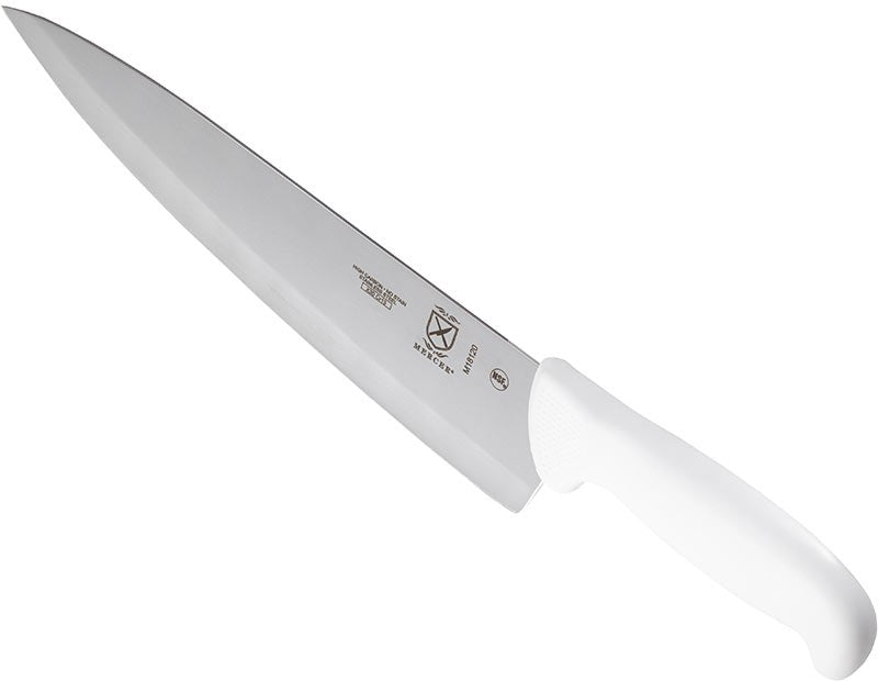 Mercer - 10" Japanese Steel Chef's Knife with White Handle - M18120