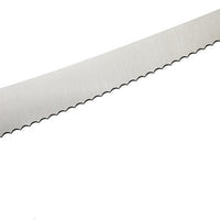 Mercer - 10" Japanese Steel Wavy Edge Wide Bread Knife with Green Handle - M23210GR