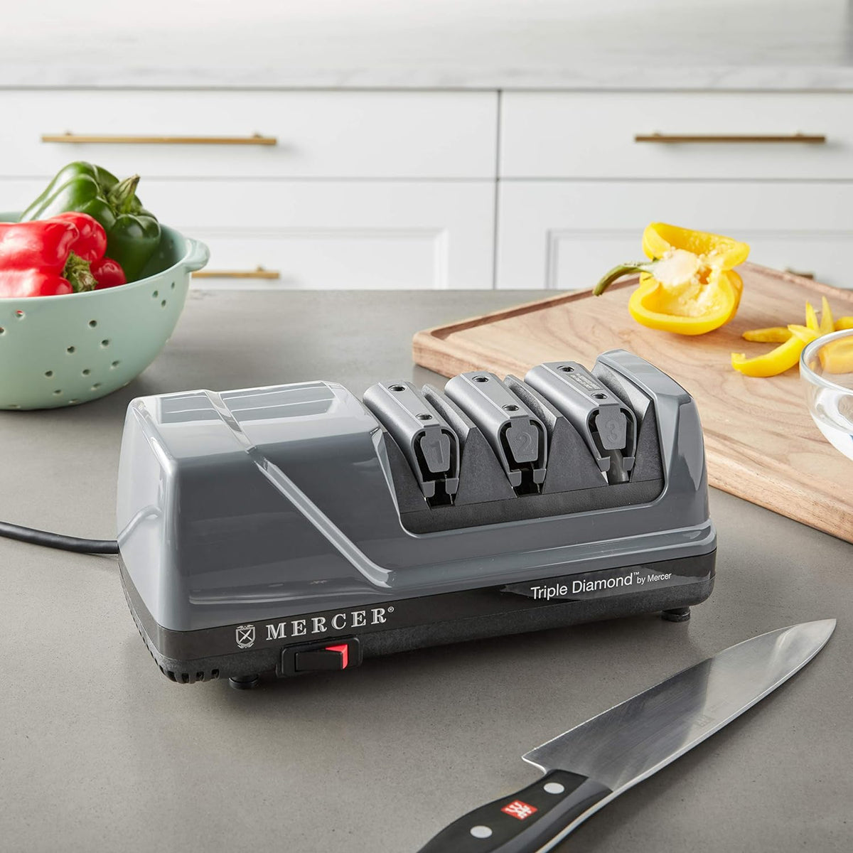 Mercer - 10” X 4” X 4” Electric Triple Diamond Knife Sharpener - M10000