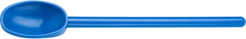 Mercer - 11.8" Nylon Blue Mixing Spoon - M33182BL