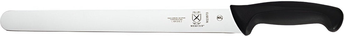 Mercer - 12" Japanese Steel Black Plain Edge Slicer - M23870