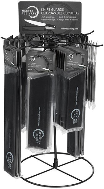 Mercer - 12" x 23.5" Black Countertop Knife Guard Display - M50300
