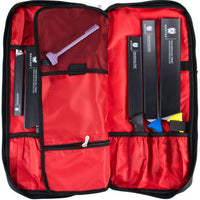 Mercer - 21" x 10" x 1.25" Polyester Black Single Zip Knife Case - M30512M