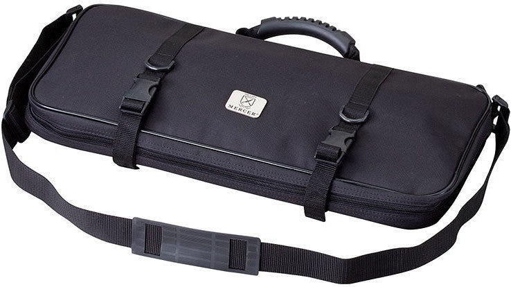 Mercer - 21" x 10" x 1.25" Polyester Black Single Zip Knife Case - M30512M