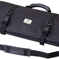 Mercer - 21" x 10" x 1.25" Polyester Black Single Zip Knife Case - M30512M