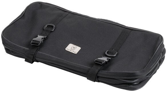 Mercer - 21" x 10" x 4" Polyester Black Triple-Zip Knife Case - M30429M