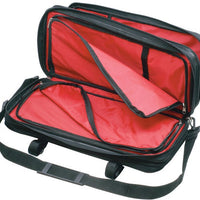 Mercer - 21" x 10" x 4" Polyester Black Triple-Zip Knife Case - M30429M