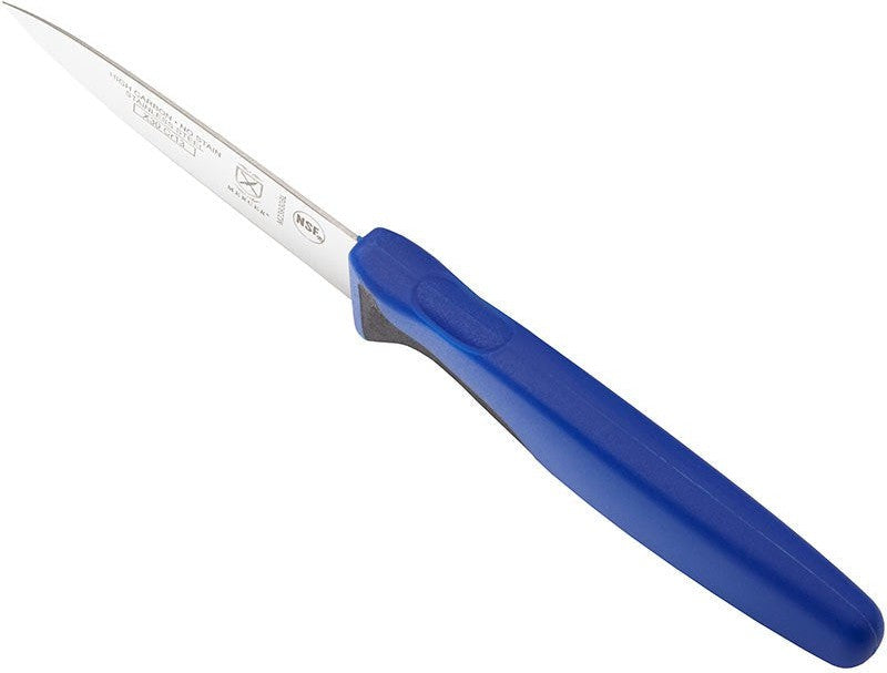 Mercer - 3" Japanese Steel Slim Paring Knife with Blue Handle - M23930BL