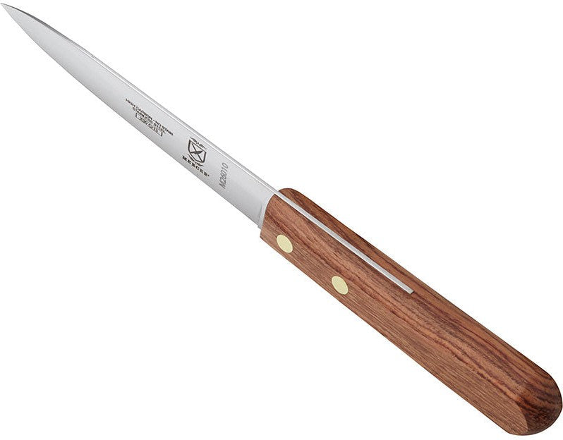 Mercer - 3.5" Japanese Steel Hollow Ground Paring Knife with Rosewood Handle - M26010