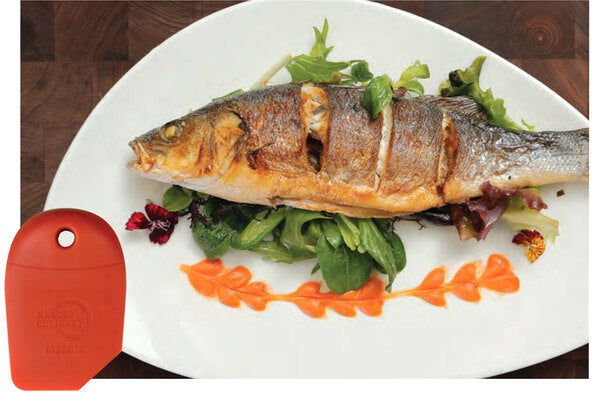 Mercer - 3.75" X 2.5" 45° Angle Silicone Red Wedge Plating Tool - M35610