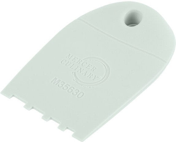Mercer - 3.75" X 2.5" Graduated Square Notch Silicone Green Wedge Plating Tool - M35630