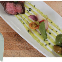 Mercer - 3.75" X 2.5" Silicone Green Plating Wedge With 0.19" Square Notch - M35613