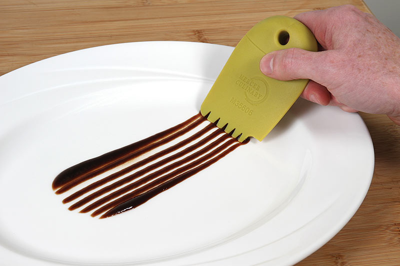 Mercer - 3.75" X 2.5" Silicone Lime Plating Wedge Graduated Lancet Arch - M35606