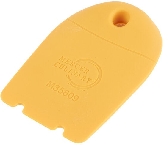Mercer - 3.75" X 2.5" Silicone Orange Plating Wedge With 0.15" Horseshoe Arch - M35609