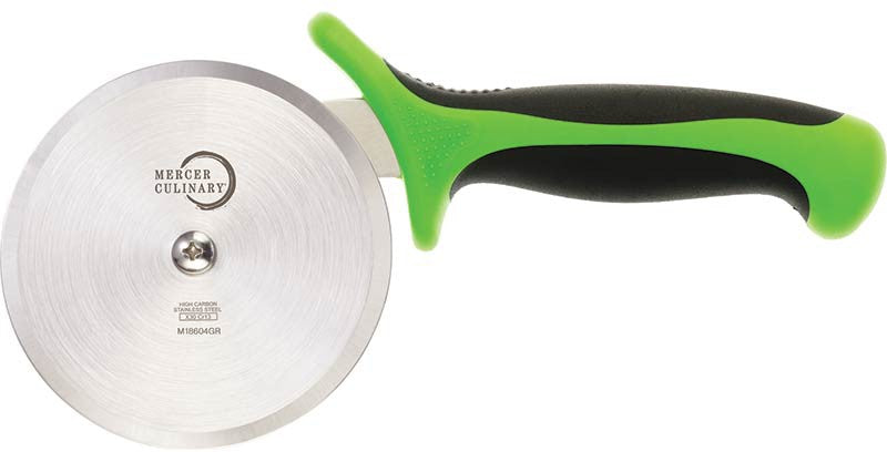 Mercer - 4" Japanese Steel Pizza Cutter with Green Handle - M18604GR