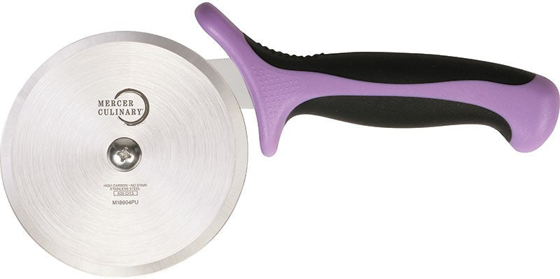 Mercer - 4" Japanese Steel Pizza Cutter with Purple Handle - M18604PU