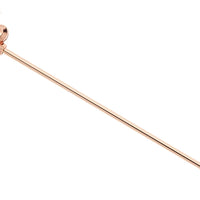 Mercer - 4.3" Copper Plated Fleur De Lis Cocktail Picks, Pack of 12 - M37208CP