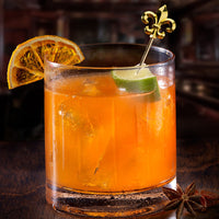 Mercer - 4.3" Gold Plated Fleur De Lis Cocktail Picks, Pack of 12 - M37208GD