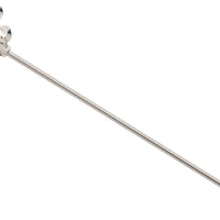 Mercer - 4.3" Stainless Steel Fleur De Lis Cocktail Picks, Pack of 12 - M37208