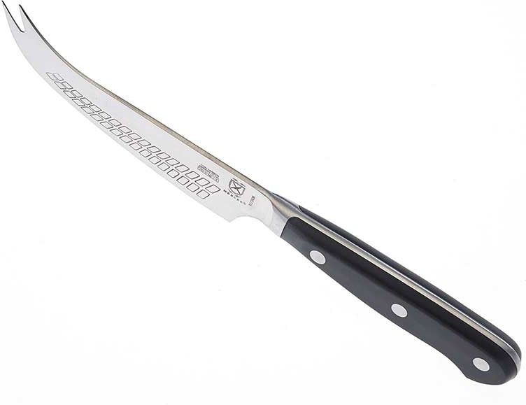 Mercer - 4.75" German Steel Hard Cheese Black Knife with POM Handle - M23606