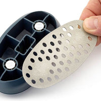 Mercer - 4.8" x 2.5" x 1.25", 220/360 Grit Two Sided Diamond Flattening Stone Plate - M15957