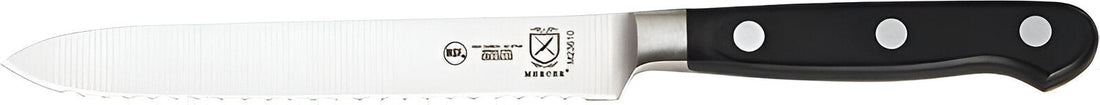 Mercer - 5" German Steel Black Handle Wavy Edge Tomato Knife - M23610