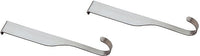 Mercer - 5.6" X 0.75" Stainless Steel Single Hooks for Magnet Bar, Pack of 2 - M30740