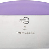 Mercer - 5.8" x 3.5" Stainless Steel Purple Bench Scraper - M18810PU