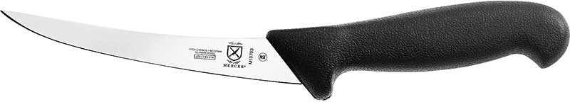Mercer - 5.9" German Steel Black Stiff Curved Boning Knife - M13703