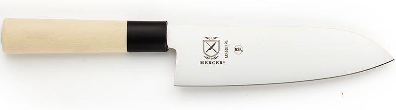 Mercer - 6.4" Santoku Knife with Santoprene Handle - M24407PL