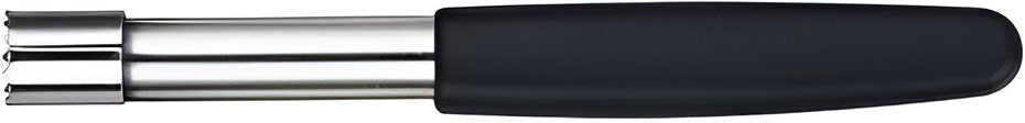 Mercer - 7" Stainless Steel Apple/Cupcake Corer with Black Polypropylene Handle - M15600