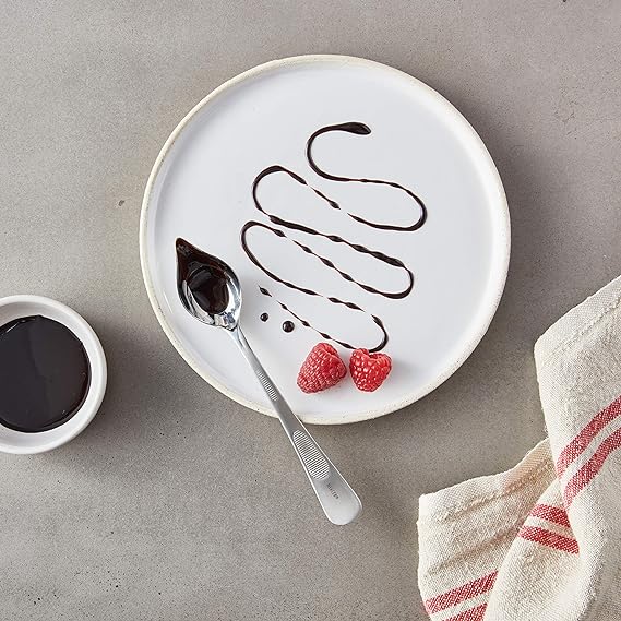 Mercer - 7.3" Stainless Steel Petite Saucier Spoon with Spout - M35143