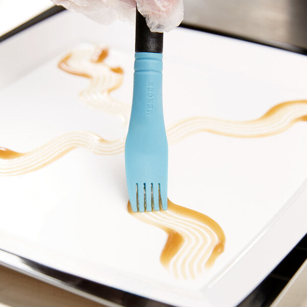 Mercer - 7.6" Comb Silicone Blue Plating Brush Tool - M35602
