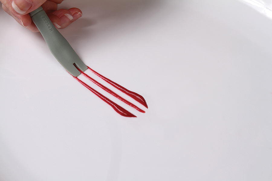 Mercer - 7.6" Silicone Gray Square Notch Plating Brush - M35617