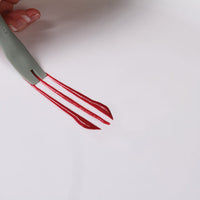 Mercer - 7.6" Silicone Gray Square Notch Plating Brush - M35617